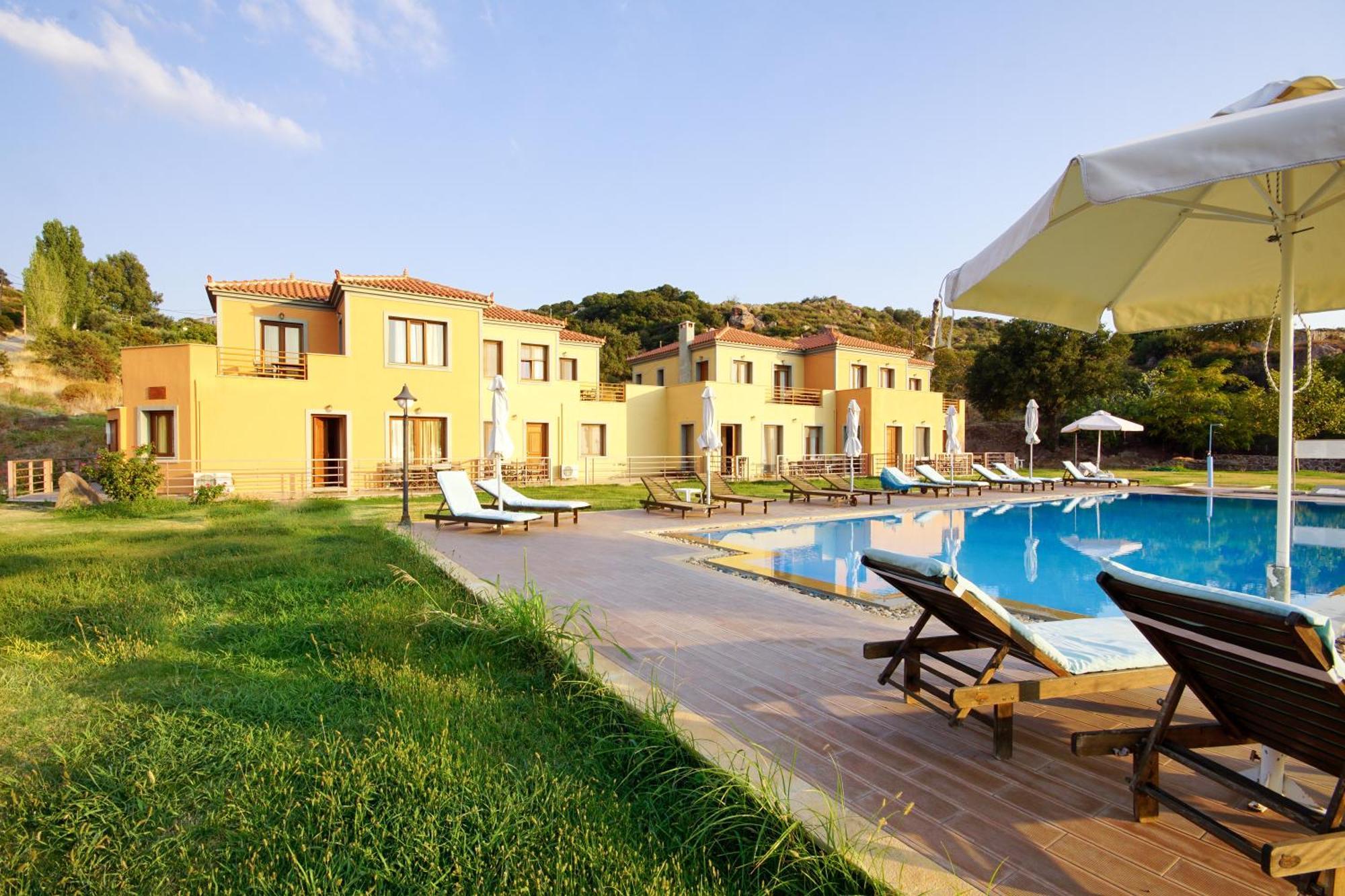 Molivos Sunset Apartments มิธิมนา ภายนอก รูปภาพ